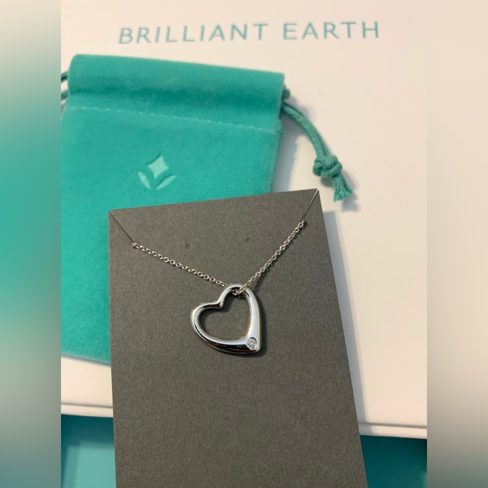 Brilliant Earth Heart Diamond Pendant